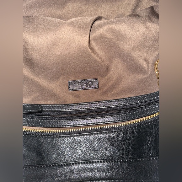 Cole Haan Black Woven Leather shoulder Bag - Picture 7 of 9